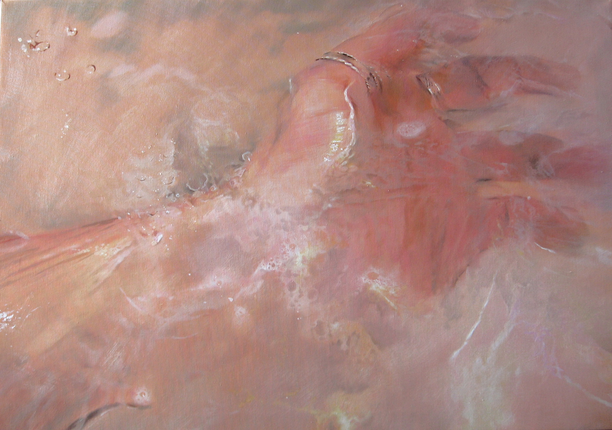 
'Amputazione del gesto' 
(2008), 
oil on canvas, 
70x100 cm.
Private collection
